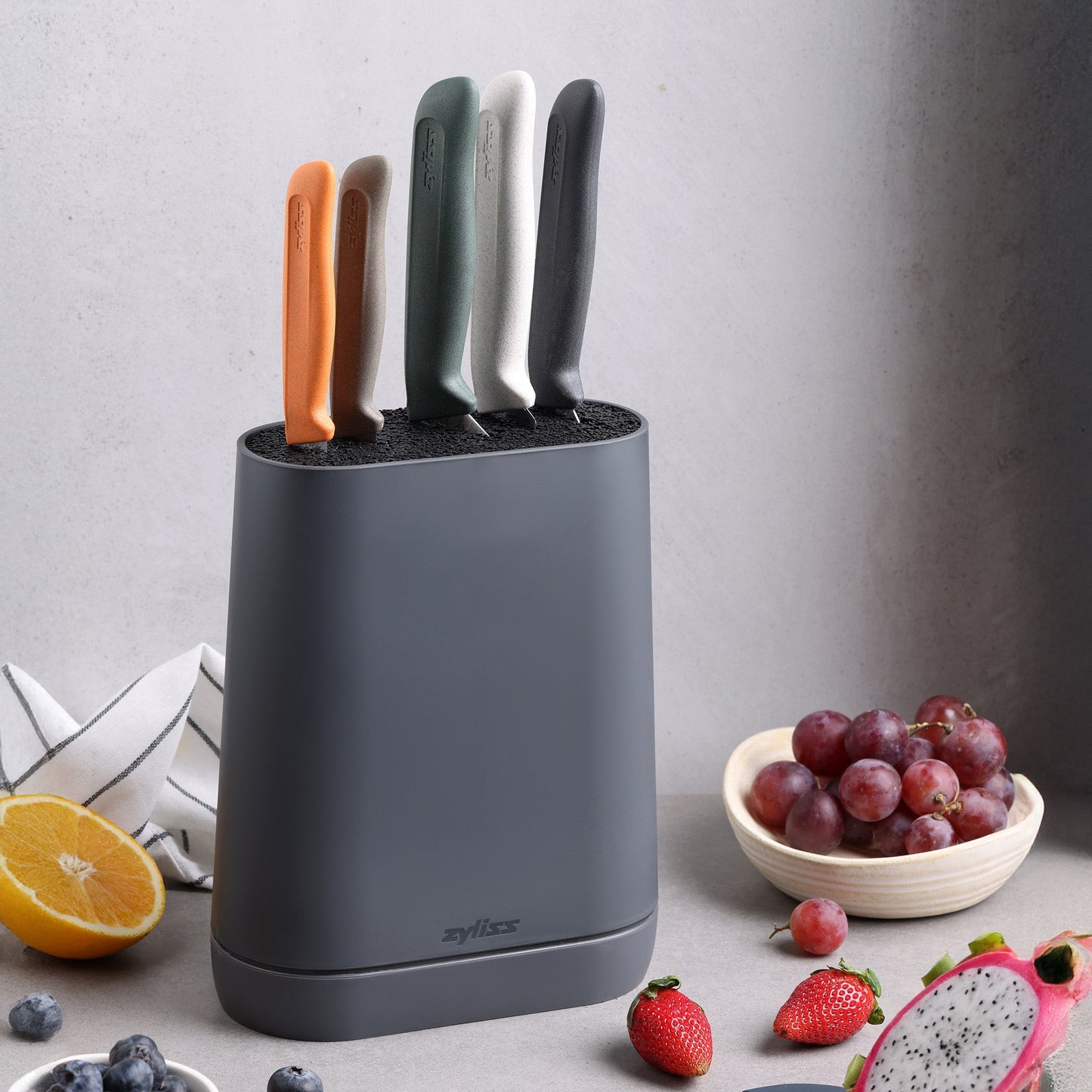 6 Piece Universal Knife Block